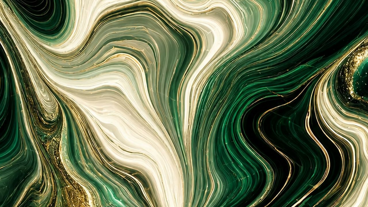 Marbled artwork detail
