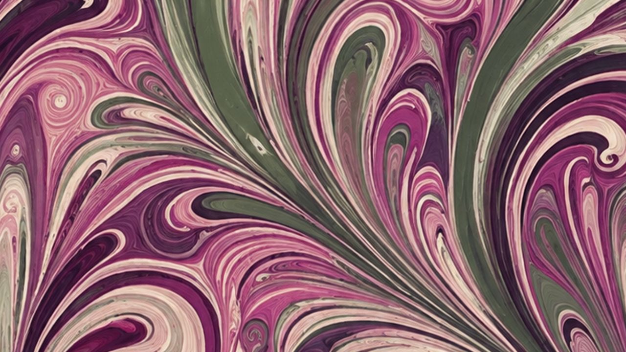 Marbled artwork detail
